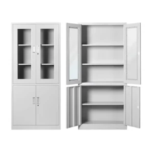 OEM Custom High Quality Steel Filing Cabinets Double Door Metal Storage with Bending Type Sheet Metal Fabrication Product