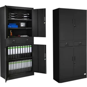 OEM Customizable High Quality Commercial Furniture Metal 2 Door Cupboard Steel Storage Tools Cabinet