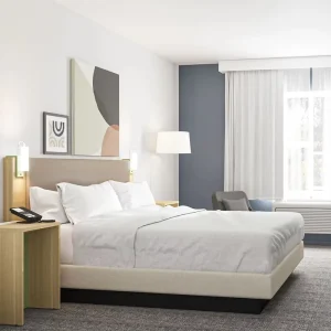OEM Hotel Furniture Supplier Luxury Guest Room Furniture for Spark by Hilton and International Hotel Projects