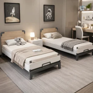 OEM Metal Bed Frames, Strong Capacity Full Size Bed Frames with Noise Free Design Under-Bed Storage Space No Box Spring Needed