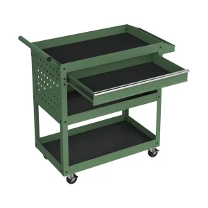 OEM Modern Mechanic Rolling Stainless Steel Large Tool Cart Trolley with Adjustable Storage for Workshop Garage Hotel & Bedroom