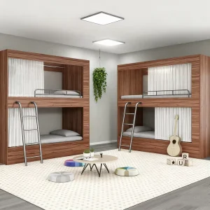OEM ODM Commercial Grade Capsule Bunk Bed Stackable Metal Sleep Pods with Storage for Hostels & Space Optimization