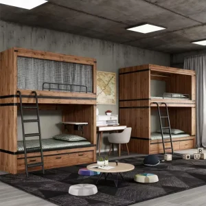 OEM ODM Commercial Grade Capsule Bunk Bed Stackable Metal Sleep Pods with Storage for Hostels Space Optimization