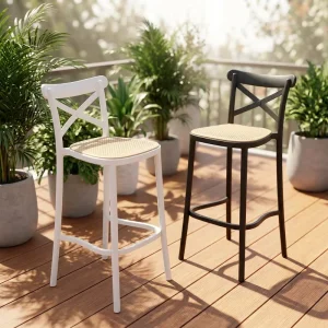 OEM ODM PP High Bar Chair Outdoor Coffee Chair Comfortable Restaurant Plastic Stools Chair