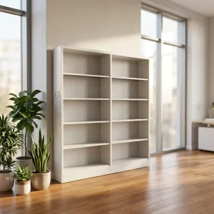 OEM Service Steel High Quality Single double Side Bookshelves Library Furniture Book Shelf