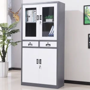 OEM Steel Lockable Modern Office Storage Cabinet Customizable Filing Cabinet with Drawers and Doors for Home Office & School