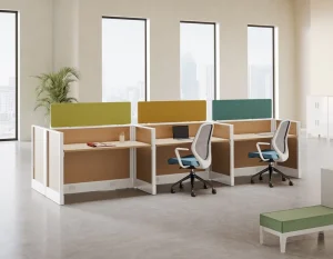 OMNI Fast-Install Modular Cubicle Systems Heavy-duty Aluminum Frame Workstations