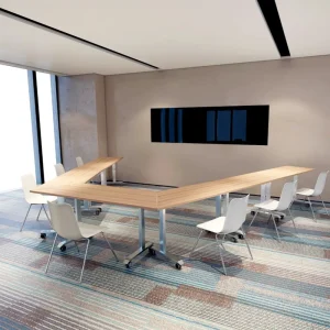 OMNI Industrial-Grade Space-Saving Flip and Nest Tables Folding Meeting Table for Office Expansion and Temporary Workstations