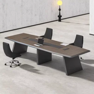 Office Boardroom Furniture Table De Conference Modern Luxury Large Size Meeting Conference Table for Board Room