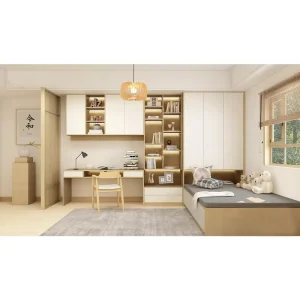 Office Bookshelf Modern Combination Storage Furniture Extra Large Space Wooden Bookcase Cabinets for Home