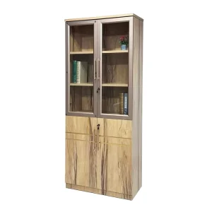 Office Bookshelf is Crafted From High quality Wood and Features a Modern Minimalist Design