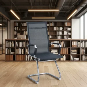 Office Chair Ergonomic Design Full Mesh Meeting Chair Mid Back Executive Office Visitor Chair