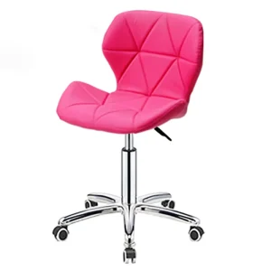 Office Chairs Purple Executive Pu Lounge Leather Swivel Desk Chairs Adjustable No Arm Office Chair