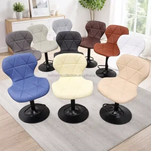 Office Choice SYT Quiet Kitchen Stools for Reception Area 62 to 85cm Lift Kitchen Stool Chairs for Studio Corner