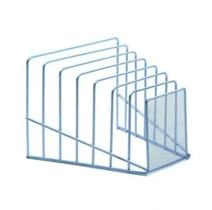 Office Classic Metal Desktop Magazine Book File Rack Wire Document Rack End