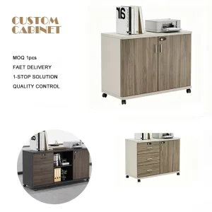Office Commercial Storage Furniture Office Low Lockable Drawers Office Side Cabinets Storage Cabinets Wooden Bookshelves