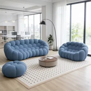 Office Compressed Sofa Boneless Couch and Divano a Compression for Modern Clutter Free Lounge Aesthetics