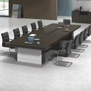 Office Conference Table 3.6M Rectangular Melamine Simple Modern Light Luxury Thickened Commercial Use Meeting Negotiation Office