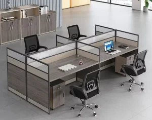 Office Cubicle Partition Desk Call Center 8 Persons Workstation