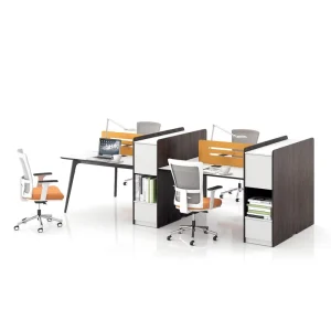 Office Cubicle Workstation modular Workstation Fashion 4 Seater Office Furniture Desk Partition Office