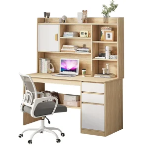 Office Desk Computer Desk Bedroom Home Desktop Desk Bookshelf Integrated Student Home Writing Desk Simple Rental House