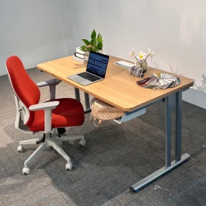 Office Desk Table and Chair Set Modern Wooden Executive Workstation for Home Office Boss Room Conference Training Reception