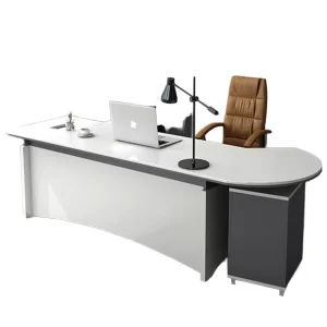 Office Desk and Chair Set Executive MDF E1 Level Simple Modern Design Commercial Use
