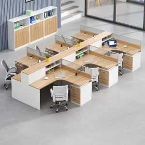 Office Desk office Staff Desk Simple Modern Screen Station Locker Partition Employee Computer Desk