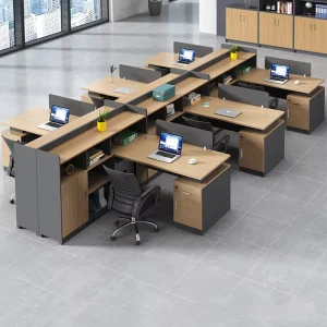 Office Desk office Staff Desk Simple Modern Screen Station Locker Partition Employee Computer Desk