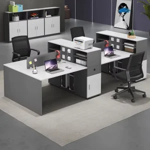 Office Desk office Staff Desk Simple Modern Screen Station Locker Partition Employee Computer Desk
