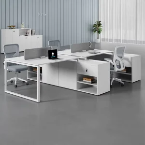 Office Desk office Staff Desk Simple Modern Screen Station Locker Partition Employee Computer Desk