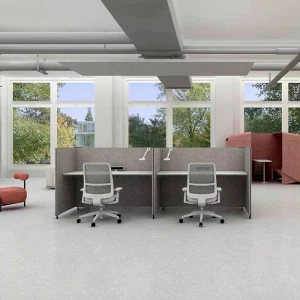Office Divider Call Center Cubicles 4 Person Workstation Acoustic Workstation