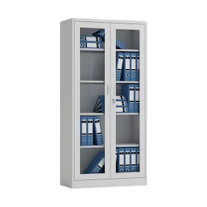 Office Drawer Glass Door Steel File Storage Cabinets Filing Furniture