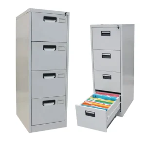 Office Filer Vertical Metal 4 Drawer Filing Cabinet Steel Maxi File Cabinet Home Office School Equipment