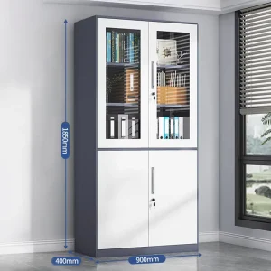 Office Filing Cabinet with Steel Storage Cabinet Keys Suitable for Storage in Home Offices Workshops and Hotels