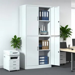 Office Filing Cabinets 2 locking Door File Storage Cabinets Metal File Cabinets Office Steel Storage Cabinets with 2 Shelves