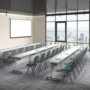 Office Folding Desk Furniture 1200 1400 1600 1800 Mobile Fold Training Table for Classroom Conference Meeting Table
