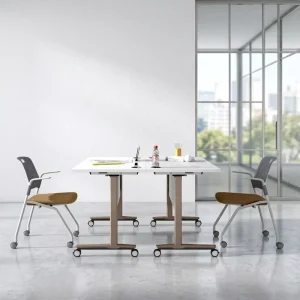 Office Folding Desk Furniture 1200 1400 1600 1800 Mobile Fold Training Table for Classroom Conference Meeting Table