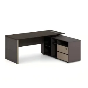 Office Furniture Boss Desk Simple Modern Fashionable Chairman General Manager L Shaped Administrative Desk