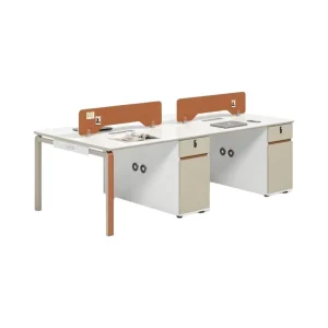 Office Furniture Factory Workstation MDF Desk Modern Staff Modular System Cubicle 2 4 6 Seat Workstations Table