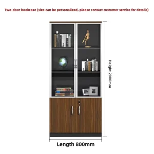 Office Furniture File Cabinet Document Archive Storage Wall-Mounted Large Bookcase Bookshelf Customizable