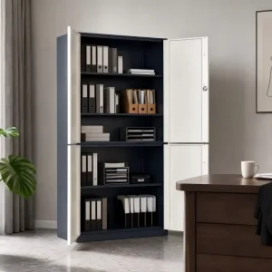 Office Furniture Filing Cabinets Iron Cabinet Adjustable Shelf Panel Modern Design Eco Friendly Large Capacity Commercial Use