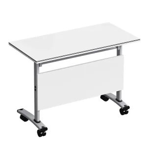 Office Furniture Folding Table Modular Wood Foldable Conference Room Table Set Meeting Training Room Table