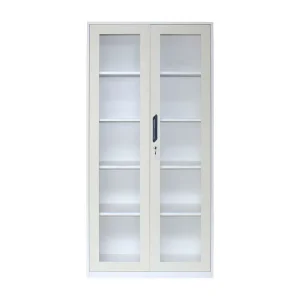 Office Furniture Glass Door Steel File Cabinet Display Metal Filing Cupboard Storage Cabinet