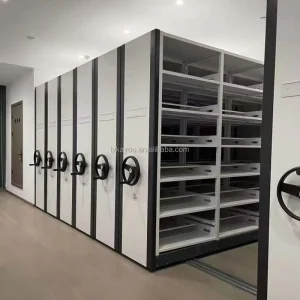 Office Furniture Mobile Archive Shelving Adjustable Shelves for Efficient Document Management