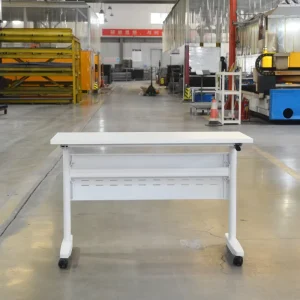 Office Furniture Modern Conference Table and Chairs Folding Desk Foldable Table Metal Training Table Foldable Carbon Steel