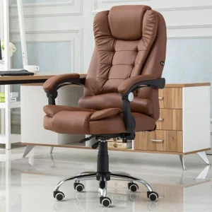 Office Furniture PU Leather Office Chairs Upholster Conference Room Ergonomic Executive Office Chairs for Boss Manager