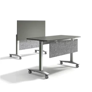 Office Furniture Small Portable Folding Wooden Meeting Room Table Movable Training Board Room Desk