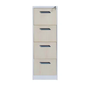 Office Furniture Storage Steel 4 Drawer Modern Metal Cupboard Home Vertical Filing Cabinet