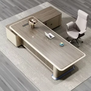 Office L shaped Boss Work Bureau Desk Executive Office Furniture Durable High end Modern Table